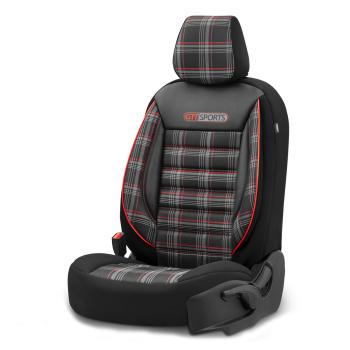 Auto Sitzbezug Set Universal Vorne und Hinten Komfortabel Komplett Set